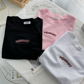 [ Rẻ Vô Địch ] Áo Thun Tay Lỡ Nam Nữ 3158 Cotton Khô In Chữ PARAMOUNT Unisex