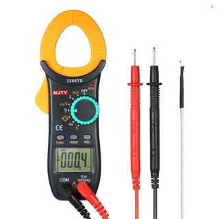 Njty digital clamp meter 4000 counts auto range multimeter with ncv test ac/dc voltage ac current portable handheld
