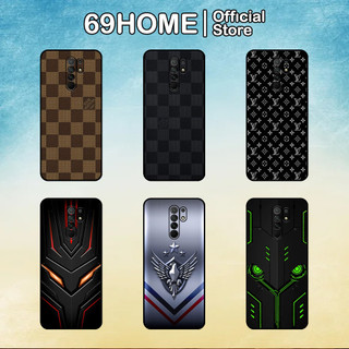 Ốp lưng Xiaomi Redmi 9 silicon dẻo mềm viền đen in hình thương hiệu, thời trang