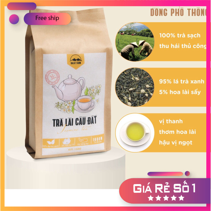  Trà Lài Cầu Đất Dalat Farm - Túi 150Gr 