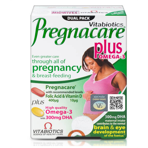 Vitamin omega3 bầu ANH Pregnacare plus