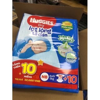 Tã dán huggies nb70+6 dưới 5kg