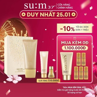 [Tặng Quà 550k] Dầu tẩy trang chiết xuất vàng làm sạch bụi mịn Su:m37 Losec Summa Gel To Oil Cleanser 150ml