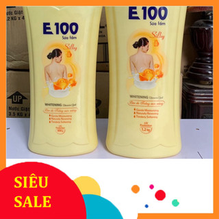 Sữa tắm e100 silky vàng 1,2ml và 800ml