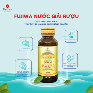 Nước Giải Rượu Fujiwa Chai 80ml Fujikey - Chống Đau Đầu + Say nguội sau hôm sau, Giải độc Gan nhanh chóng