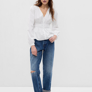 GAP - Áo Sơ Mi Nữ - Ls Vnk Smock W - 484534-02