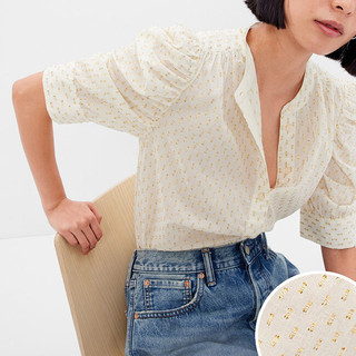 GAP - Áo Sơ Mi Nữ - Ss Btn Ft Puff - 484646-01