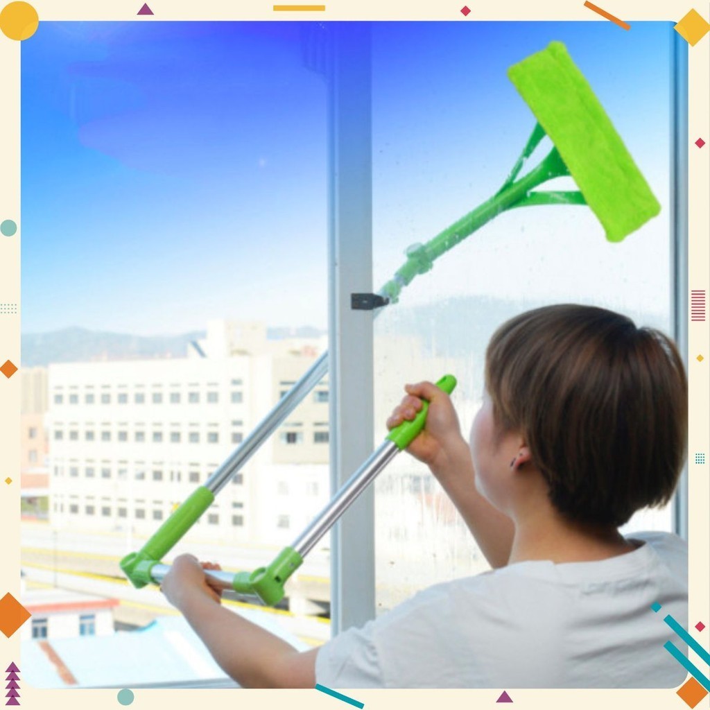 Cây lau kính xếp gọn 2 mặt Umax 133cm