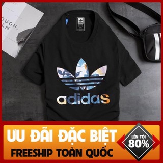 Big Size - Áo Phông Adidas Chính Hãng From Châu Âu Nam Nữ Tay Ngắn Cổ Tròn, Cotton Mịn Mát, Giá Rẻ - Chất Lượng Số 75