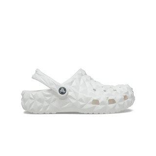 Giày Clog Unisex Crocs Classic Geometric - White