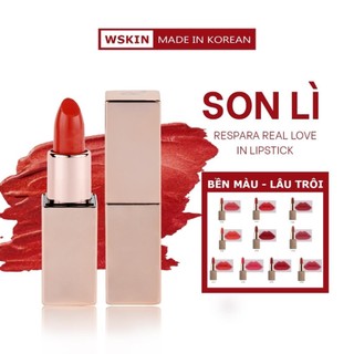 Son lì Respara Real Love In Lipstick chất son lì có độ dưỡng cao không gây khô môi cao cấp