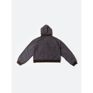 Áo Cropped Reversible Hood Bomber Jacket