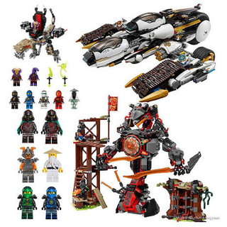 Đồ chơi lắp ráp Ninja go phi thuyền 175PCS. Lắp ráp mô hình Ninja chiến xe, Ninja mô tô, Đồ Chơi Lắp Ráp 💖 Chu