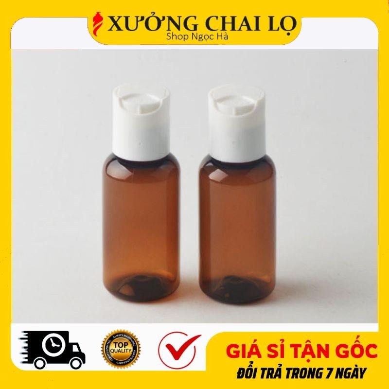 Chai Chiết Mĩ Phẩm ❣️BUÔN SỈ RẺ❣️ Chai Lọ Nhựa Pet Nắp Nhấn 100ml,50ml,30ml,20ml Chiết Mỹ Phẩm