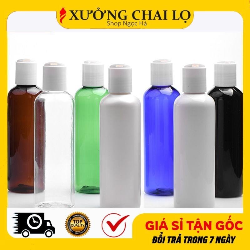 Chai Chiết Mĩ Phẩm ❣️BUÔN SỈ RẺ❣️ Chai Lọ Nhựa Pet Nắp Nhấn 100ml,50ml,30ml,20ml Chiết Mỹ Phẩm