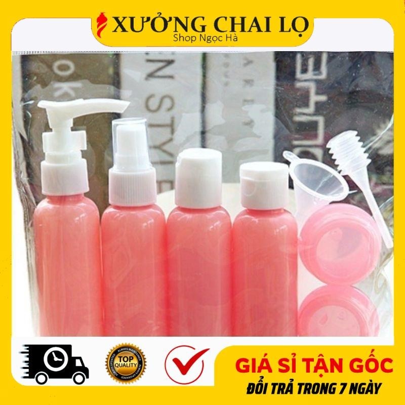 Chai Chiết Mĩ Phẩm ❣️BUÔN SỈ RẺ❣️ Chai Lọ Nhựa Pet Nắp Nhấn 100ml,50ml,30ml,20ml Chiết Mỹ Phẩm