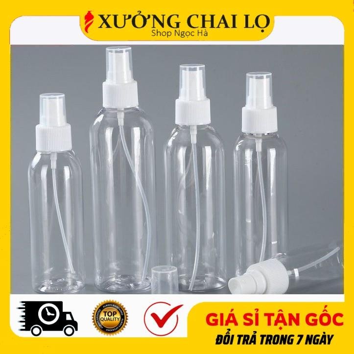 Chai Xịt Phun Sương ❣️BUÔN SỈ RẺ❣️ Chai Nhựa Pet Xịt Phun Sương 150ml,200ml,250ml,300ml Chiết Mỹ Phẩm