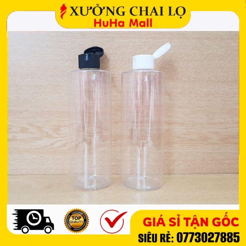 Chai Lọ Nhựa Nắp Bật ❣️BUÔN SỈ RẺ❣️ Chai Lọ Nhựa Pet Nắp Bật 500ml Chiết Mỹ Phẩm