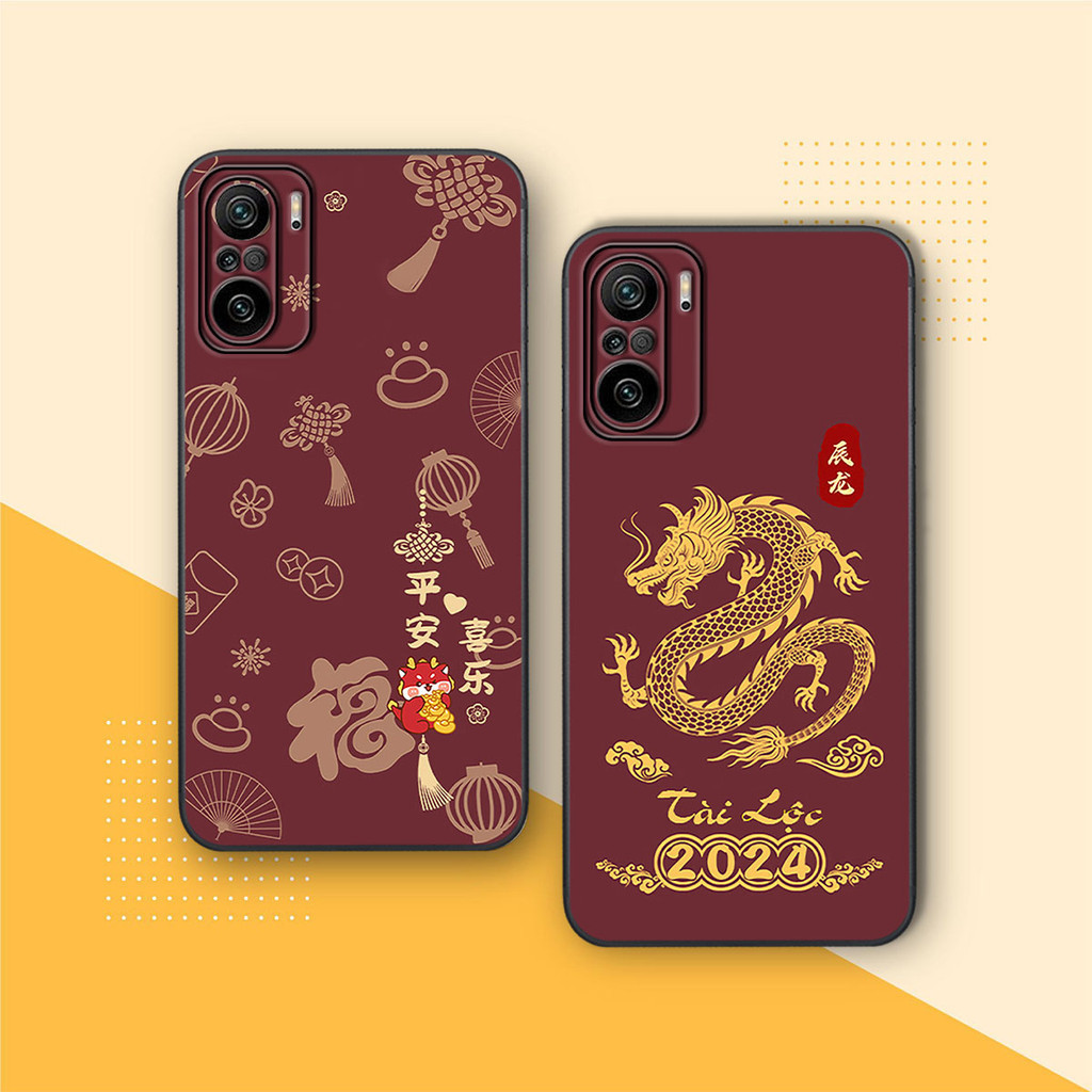 Ốp lưng Xiaomi Redmi K40 / Redmi K40 Gaming ốp tài lộc may mắn LUNA CASE