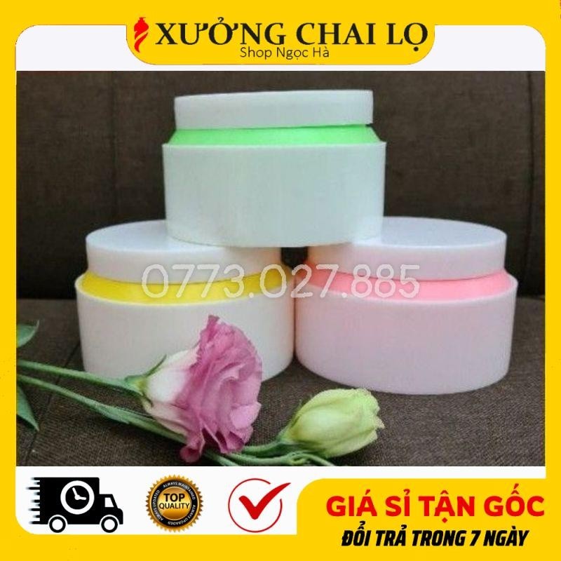 Hủ Hộp Đựng Kem ❣️BUÔN SỈ RẺ❣️ Hũ Hộp Đựng Kem Body 150g,200g Xéo Chiết Mỹ Phẩm , Phụ Kiện Du Lịch