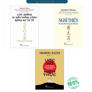 Sách combo 3 cuốn: con đường đi đến thành công bằng sự tử tế - tác giả: inamori kazuo