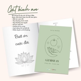 Sách - GẶT BÌNH AN (Chép Chữ - Luyện Tâm) - AZVietNam
