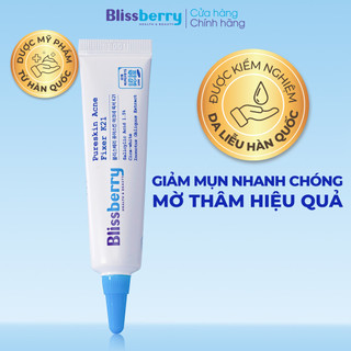  Gel giảm mụn mờ thâm Blissberry Pureskin Acne Fixer K21 15ml
