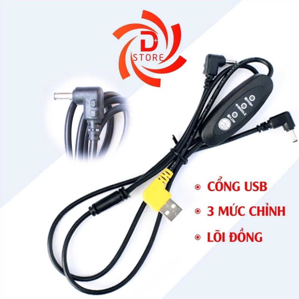 Dây Cáp Nối Quạt Áo Điều Hòa Dstore cổng USB