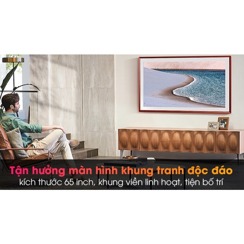 QLED Tivi Khung Tranh Samsung 4K 65 inch QA65LS03TAKXXV Lifestyle TV  Mới 100%