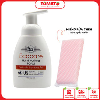 Nước rửa tay tạo bọt hữu cơ ecocare chiết xuất từ thiên nhiên ngăn ngừa vết bẩn 250ml