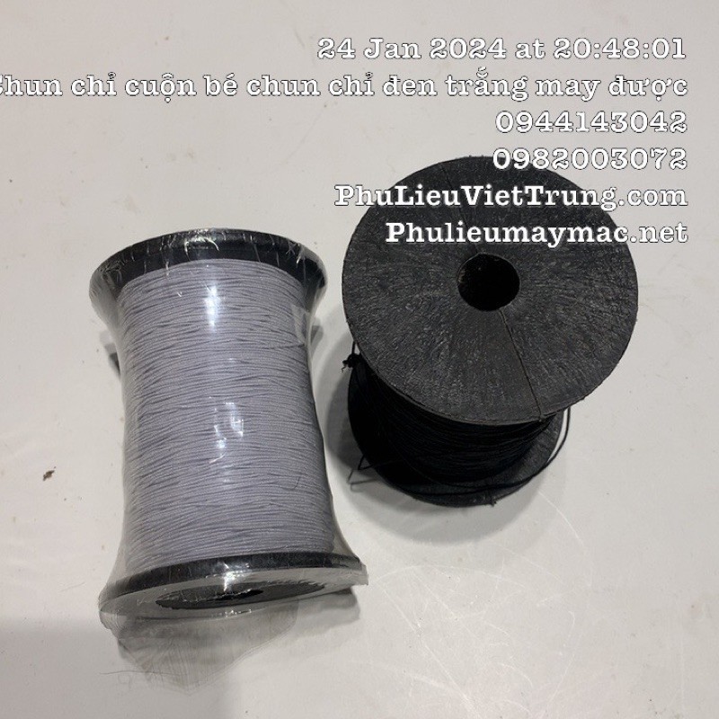Chun Chỉ Màu Đen, Trắng Sợi Bé Có Thể May Khâu  #110801