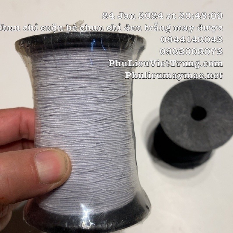 Chun Chỉ Màu Đen, Trắng Sợi Bé Có Thể May Khâu  #110801