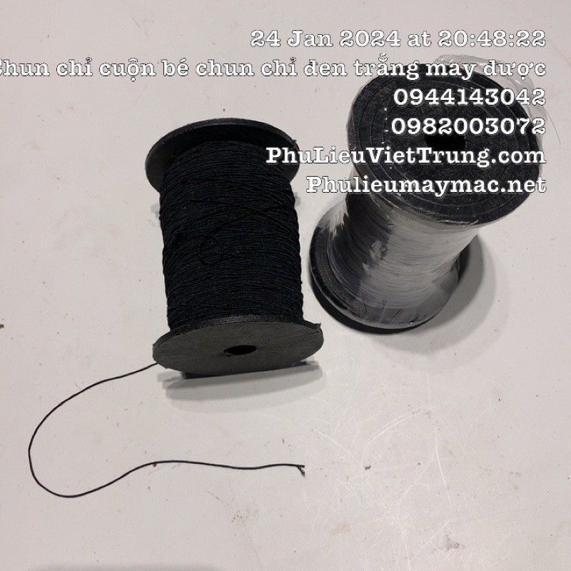 Chun Chỉ Màu Đen, Trắng Sợi Bé Có Thể May Khâu  #110801