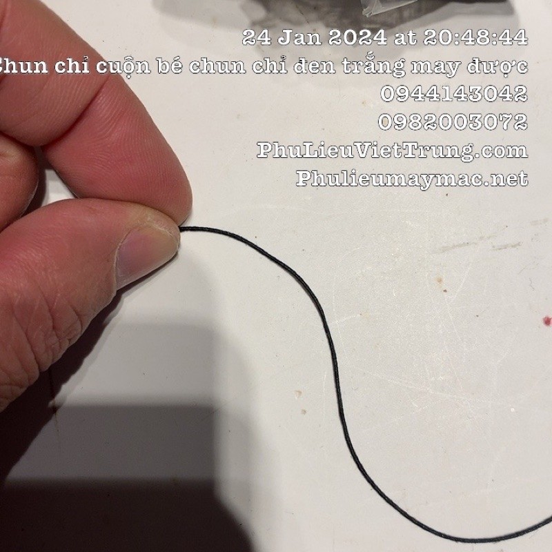 Chun Chỉ Màu Đen, Trắng Sợi Bé Có Thể May Khâu  #110801