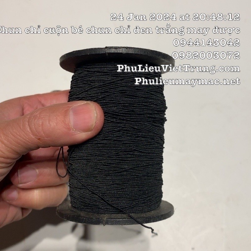 Chun Chỉ Màu Đen, Trắng Sợi Bé Có Thể May Khâu  #110801