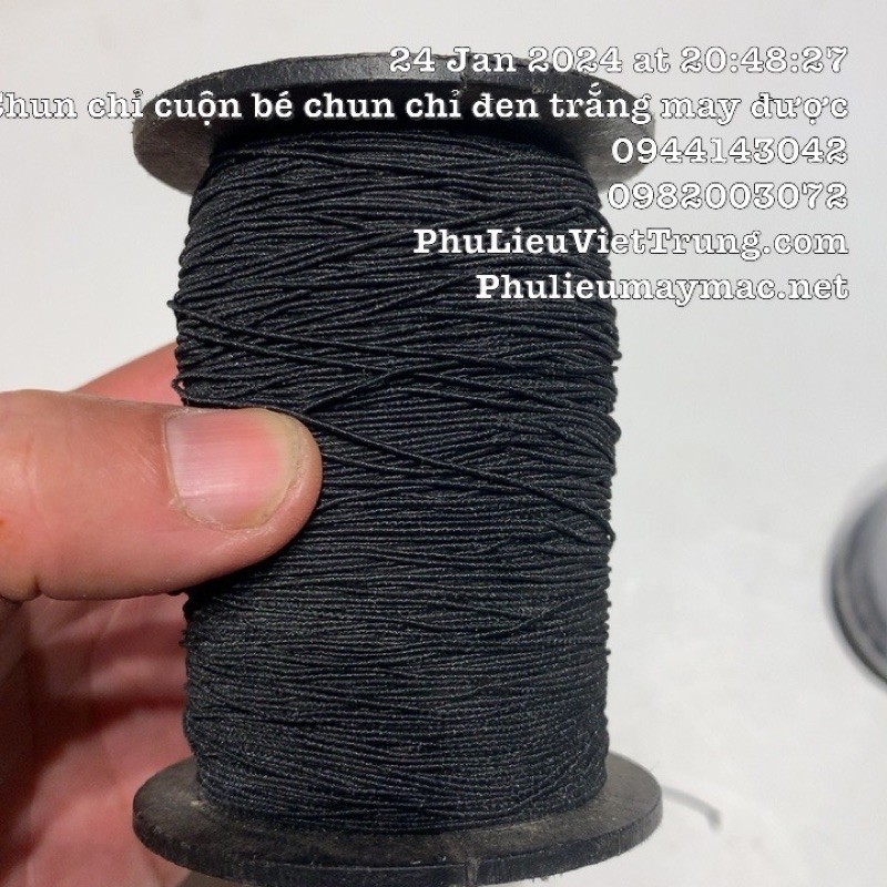 Chun Chỉ Màu Đen, Trắng Sợi Bé Có Thể May Khâu  #110801