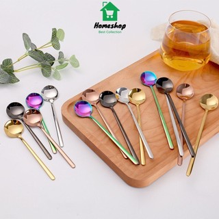 Pvn62861 thìa muỗng thép không gỉ màu vàng màu inox, muỗng cafe, thìa hoa văn sang trọng