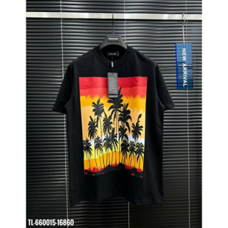 Áo Phông Nam DSQ In Hình Cây Dừa Siêu Đẹp - Áo Thun Nam Nữ In Bức Tranh Cao Cấp Cho Các Boy Phố Đi Chơi Đi Học