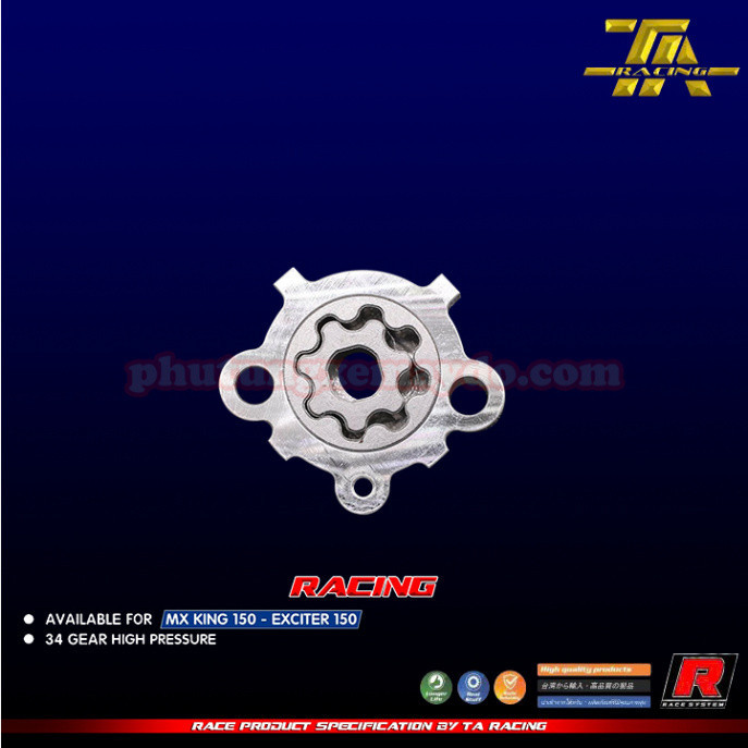bơm nhớt độ Taracing CNC MX king 150 ,Exciter 150