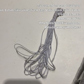 Chun tròn 3mm 3Ly túm 10m 1 túm 2 5mm - 3mm làm Thun gấu áo dây buộc tóc #110801