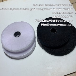 Nhám Dính 2Cm-2 5Cm Cả 20 Cuộn Tầm 10M Mỗi Cuộn Cặp Băng Xé Dính Gai Velcro Băng Khóa Nhám
 #110206