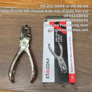 Kìm Bấm Lỗ Tròn dùng bấm lỗ giấy lỗ vải gần mép lỗ 5mm cái #120802