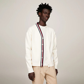 Tommy hilfiger - áo cardigan nam tay dài global stripe cardi mw0mw33521aef