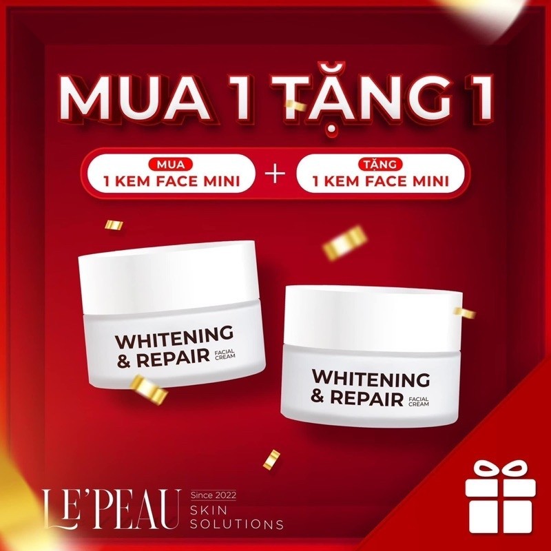 Kem face tế bào gốc, mờ thâm, sáng da, căng bóng da - LE'PEAU