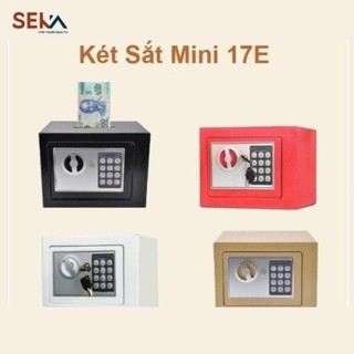 Két Sắt Mini SEKA 17E Khoá Điện Tử Chống Cháy Có Khe Đút Tiền Hàng Chính Hãng