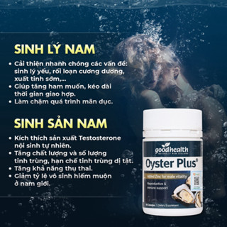 Viên uống Tinh chất hàu Goodhealth Oyster Plus 60v tăng cường sinh lý nam