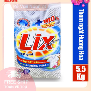 Bột giặt lix extra hương hoa 5.5kg eb568