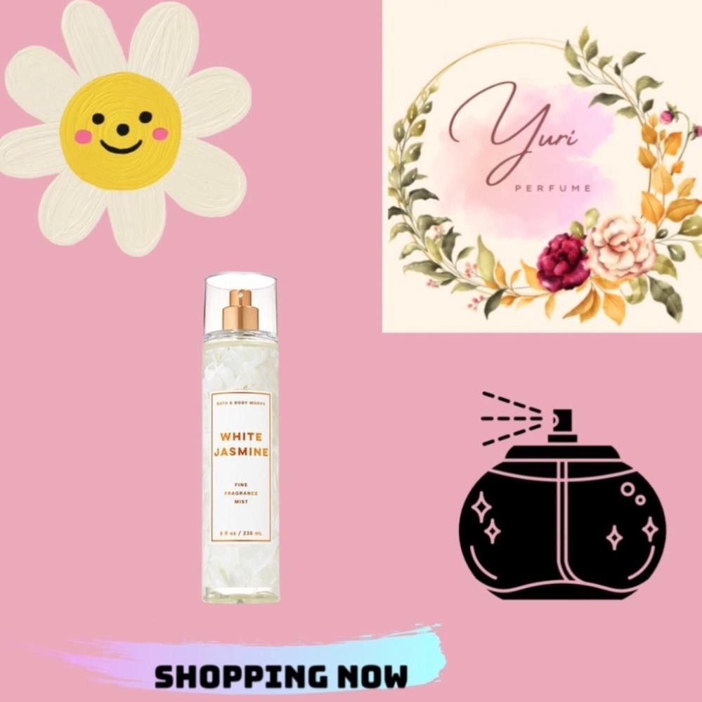 ✨ Xịt thơm Body Mist 𝐁𝐚𝐭𝐡 𝐀𝐧𝐝 𝐁𝐨𝐝𝐲 𝐖𝐨𝐫𝐤𝐬 𝐖𝐡𝐢𝐭𝐞 𝐉𝐚𝐬𝐦𝐢𝐧𝐞