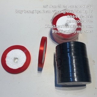 Ruy Băng Lụa Bản 1Cm - 10 Cuộn  #010803