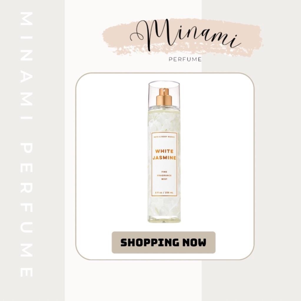 ✨ Xịt thơm Body Mist 𝐁𝐚𝐭𝐡 𝐀𝐧𝐝 𝐁𝐨𝐝𝐲 𝐖𝐨𝐫𝐤𝐬 𝐖𝐡𝐢𝐭𝐞 𝐉𝐚𝐬𝐦𝐢𝐧𝐞